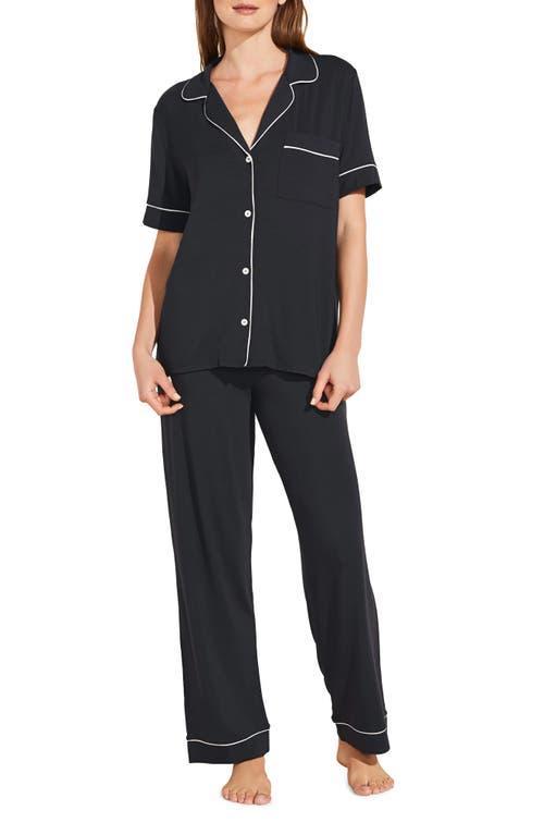 Eberjey Gisele Short Sleeve Jersey Knit Pajamas Product Image