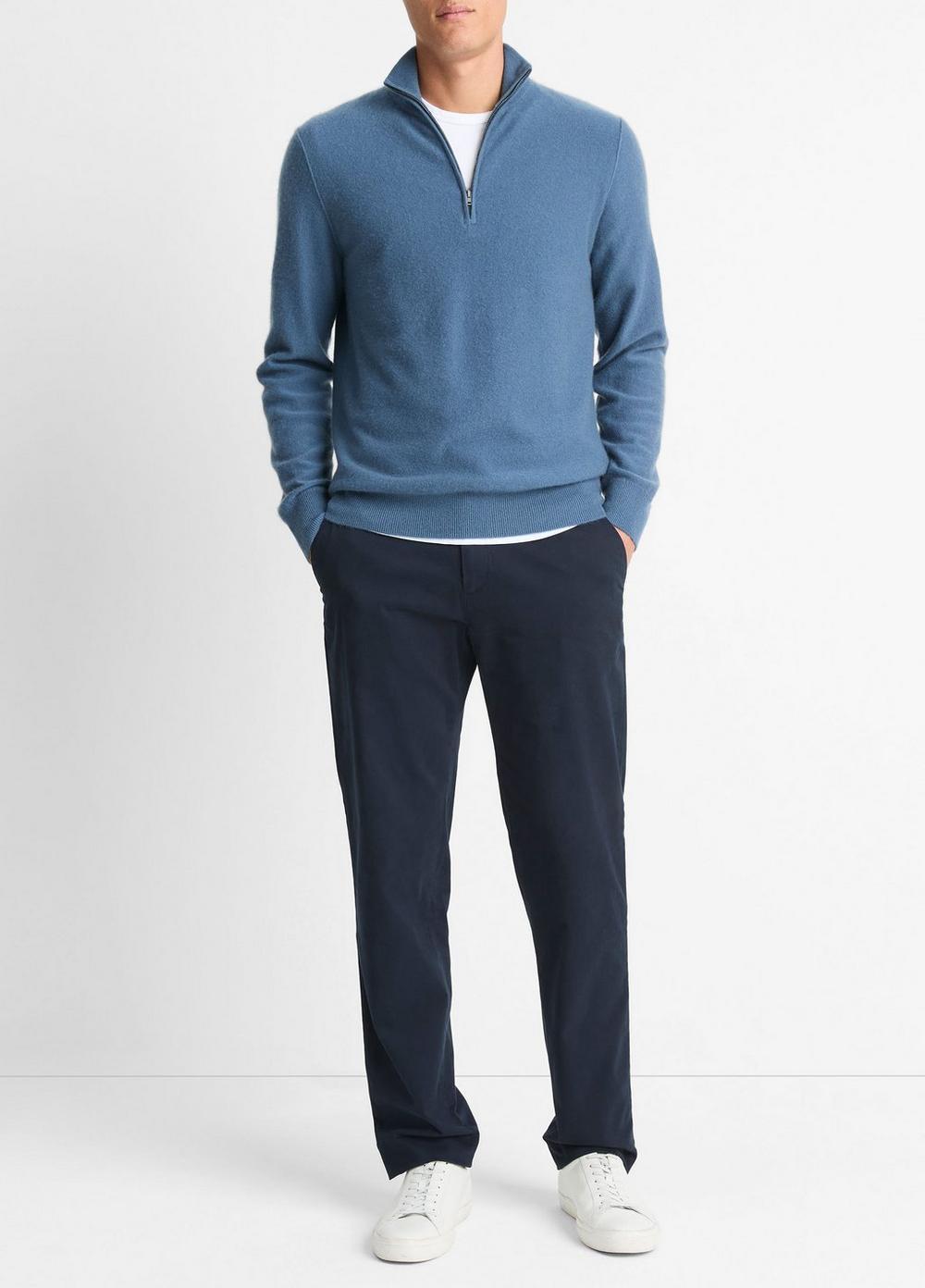 Plush Cashmere Quarter-Zip Sweater Product Image