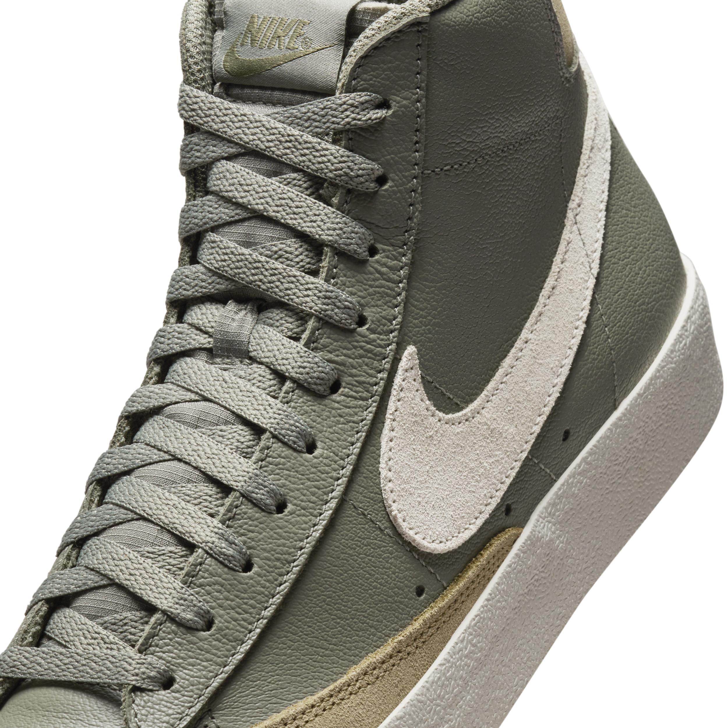 Blazer Mid '77 Premium Sneaker In Dark Stucco/phantom/olive Product Image