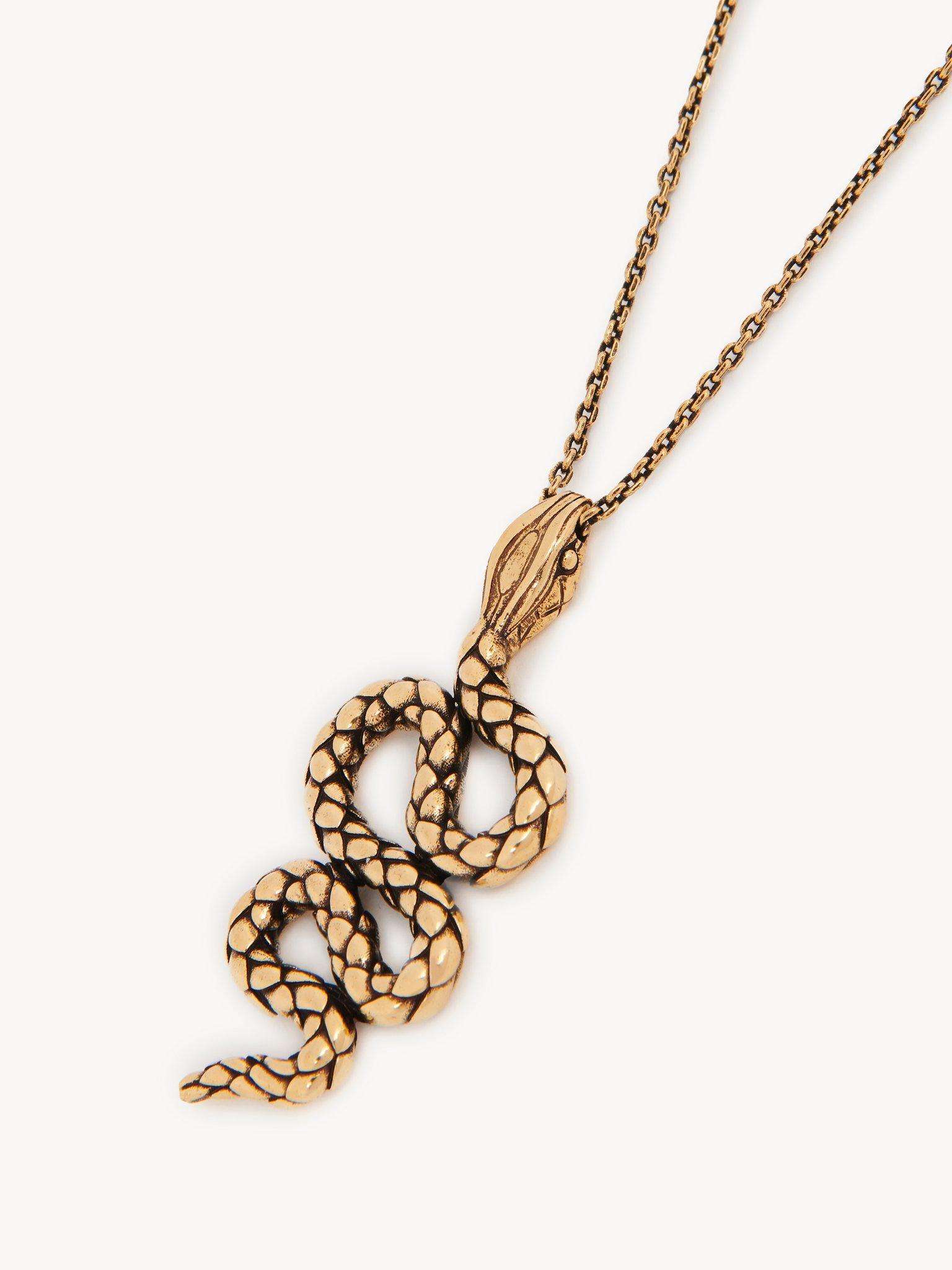 The Chloé Snake pendant necklace Product Image