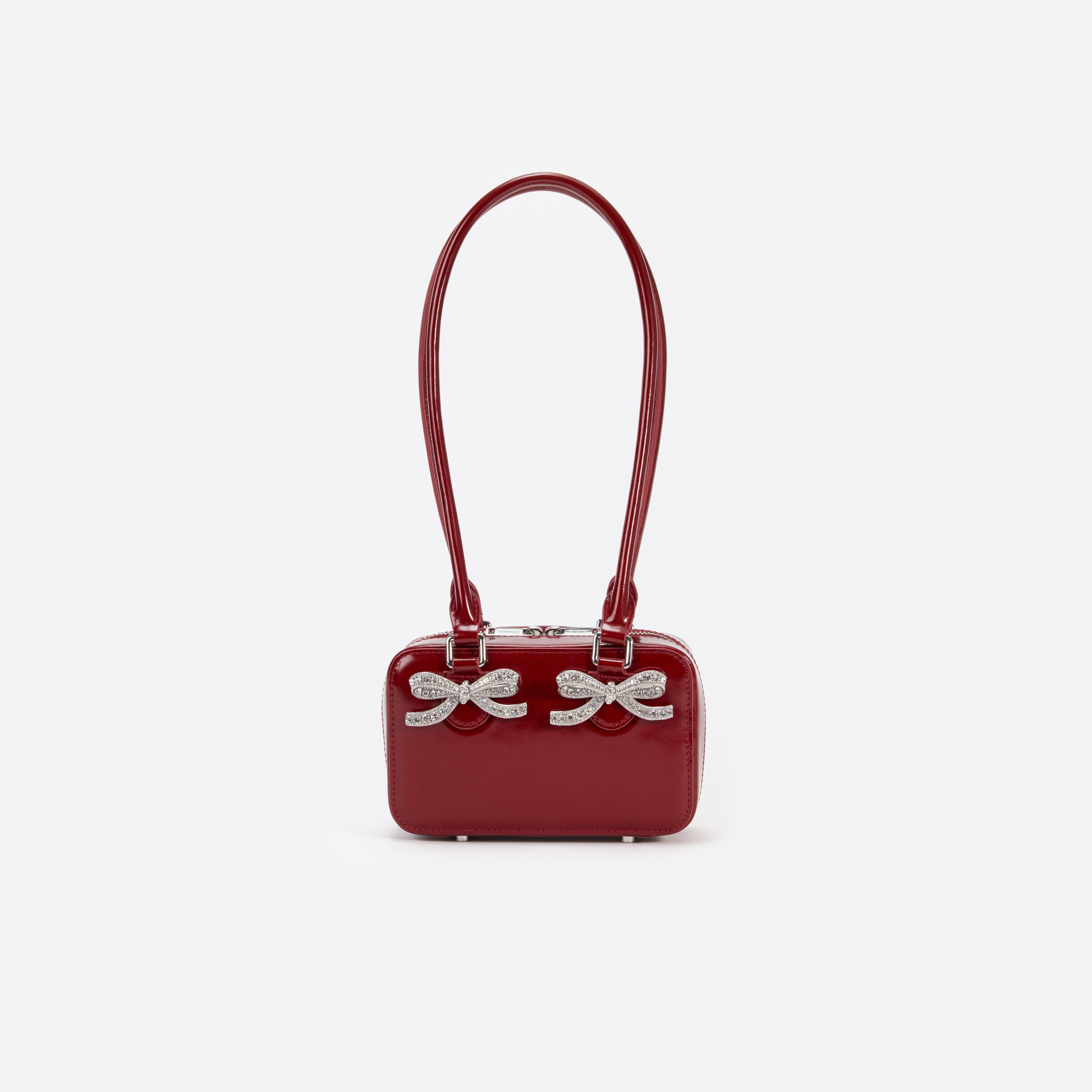 Burgundy Leather Shoulder Bag product image