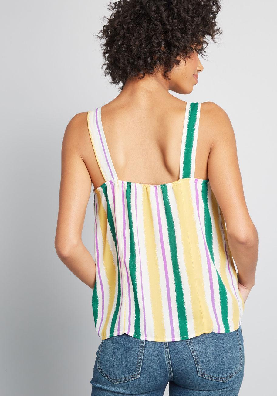 One Affogato Button-Up Tank Top Product Image