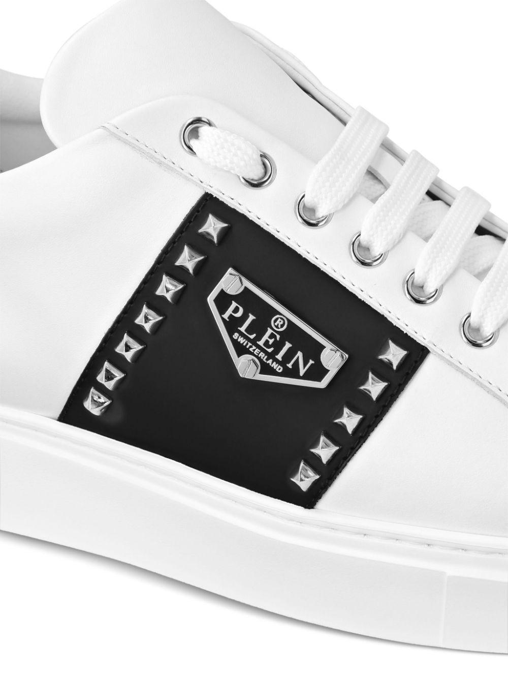 leather hexagon sneakers Product Image