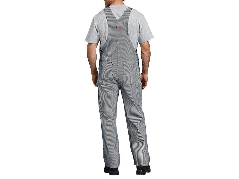 Mens Dickies Striped Bib Overalls Product Image