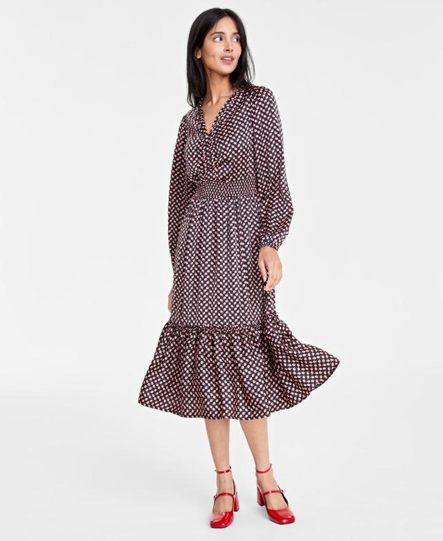 On 34th Womens V-Neck Midi Dress, Created for Macys Product Image