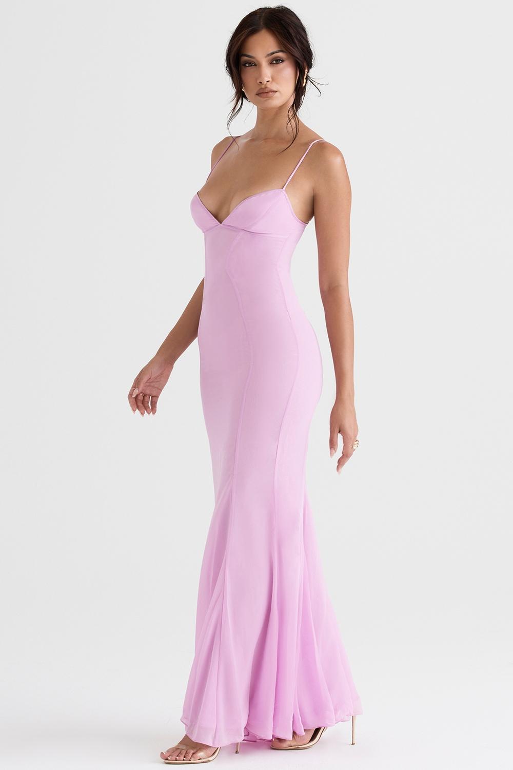 Loren Pink Maxi Dress Product Image