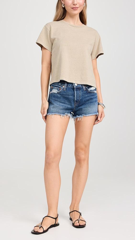 RE/DONE Mid Rise Relaxed Shorts | Shopbop Product Image