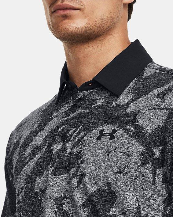 Men's UA Playoff Jacquard Long Sleeve Polo Product Image