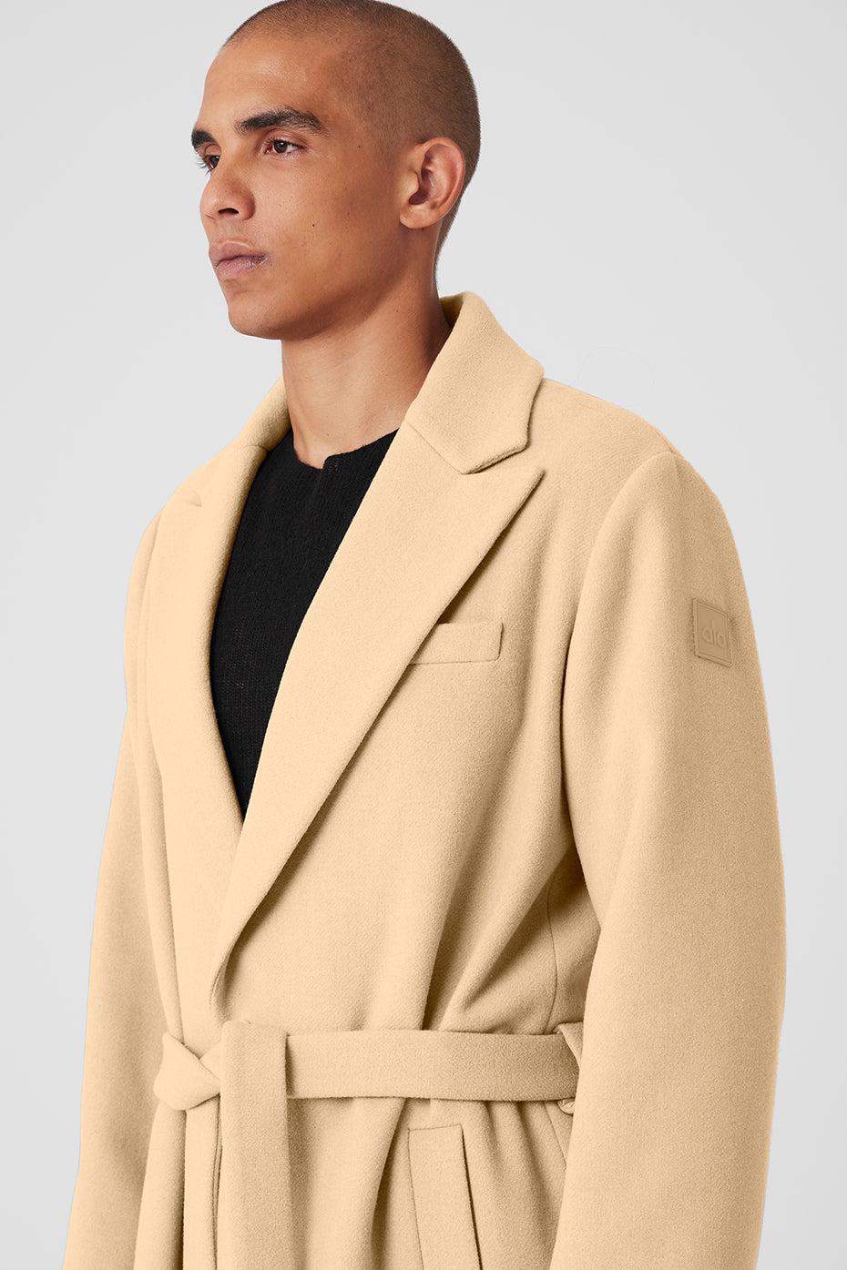 Wool Gameday Overcoat - Camel Product Image