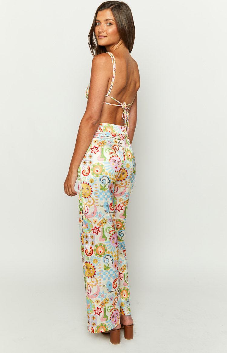 Mykonos Euro Summer Print Pants Product Image