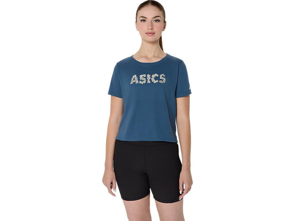 Womens ASICS Daisy Crop Short Sleeve Top Product Image