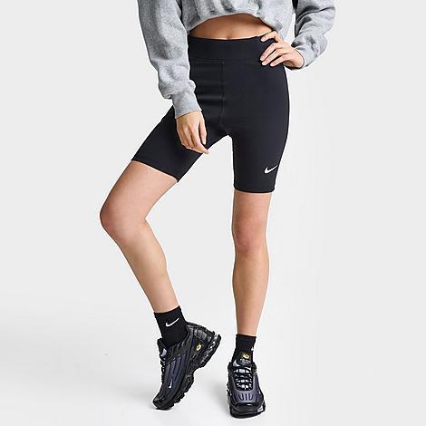 Nike Womens Nike Classic HR 8 Shorts - Womens Black/Sail Product Image