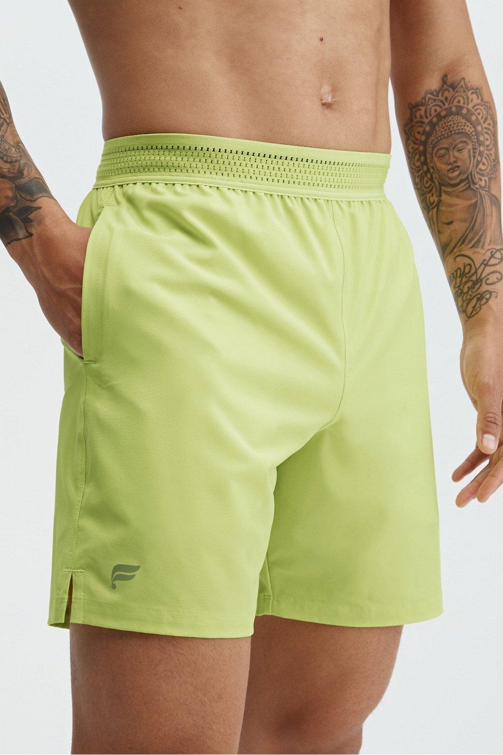 Fabletics Men The Fundamental Short male Faded Lime Size S Product Image