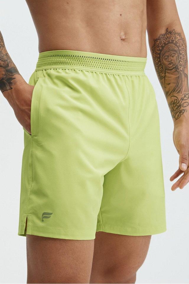 Fabletics Men The Fundamental Short male Faded Lime Size XS Product Image