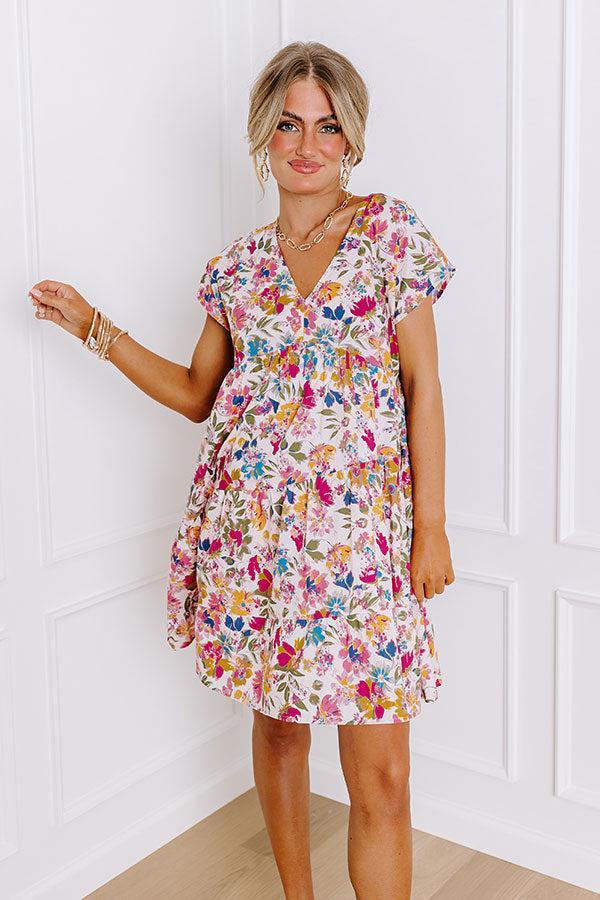 Brunch Date Floral Babydoll Dress Product Image