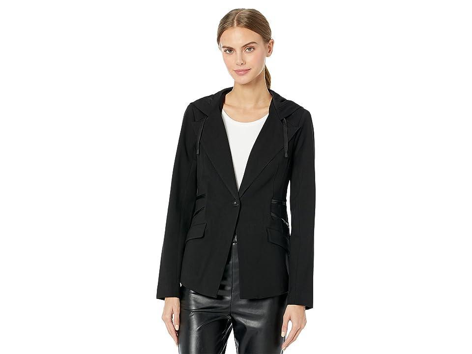 Blanc Noir Gayatri Hooded Blazer Women's Clothing Product Image