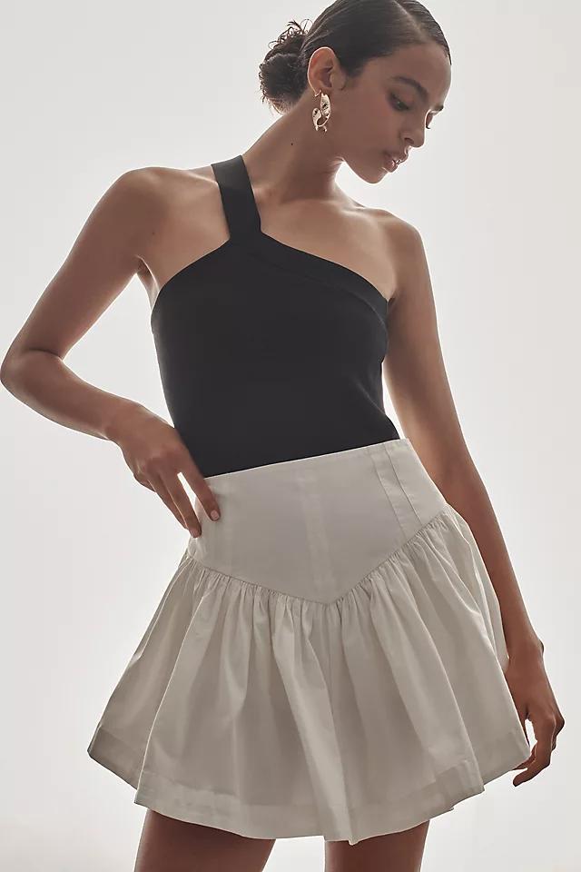 Maeve Basque-Waist Flirty Mini Skirt Product Image