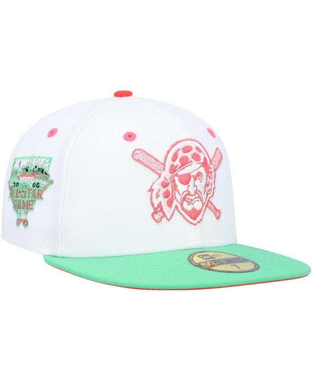 Mens New Era /Green Pittsburgh Pirates Watermelon Lolli 59FIFTY Fitted Hat Product Image