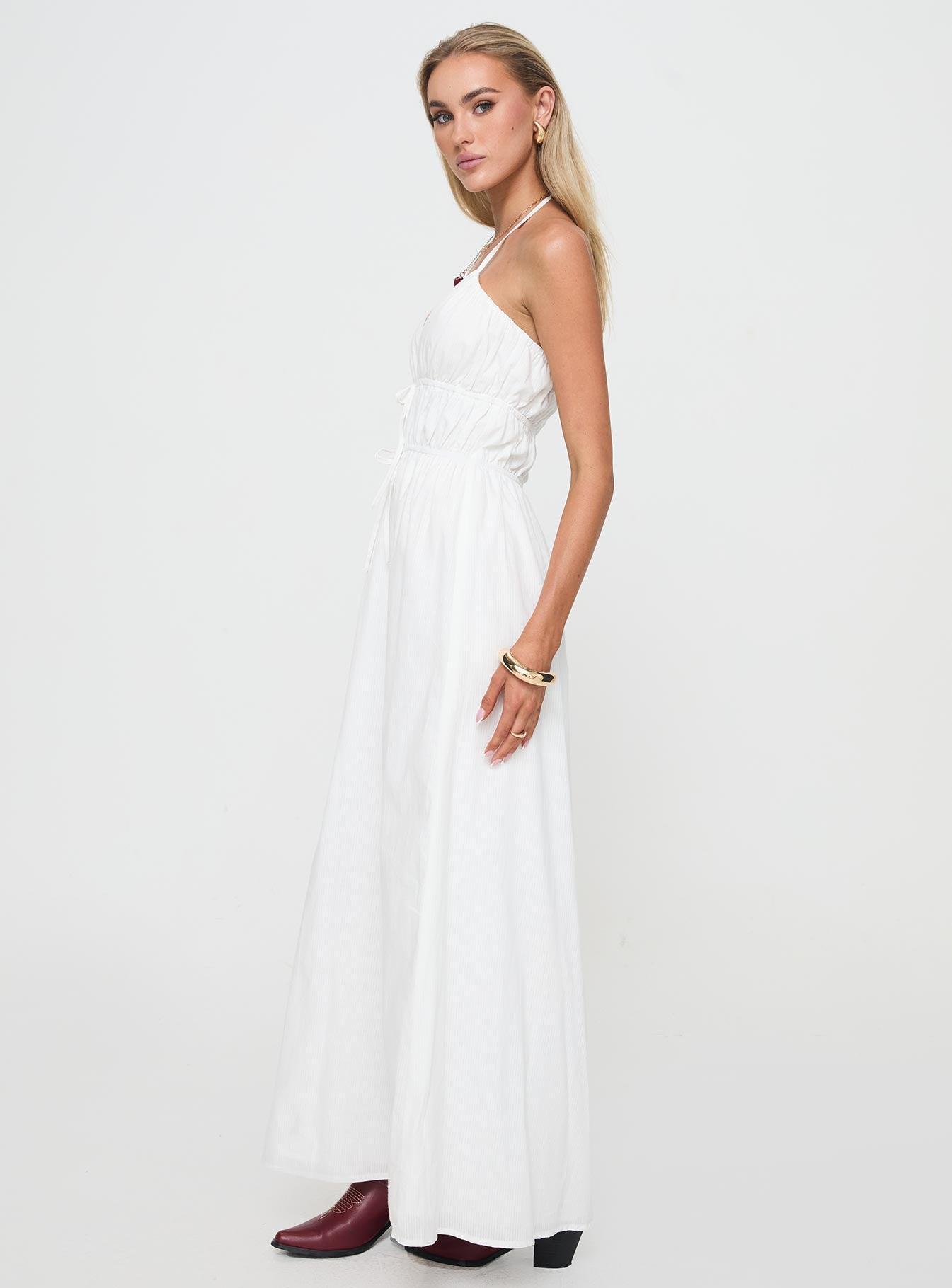 Dalston Maxi Dress White Product Image