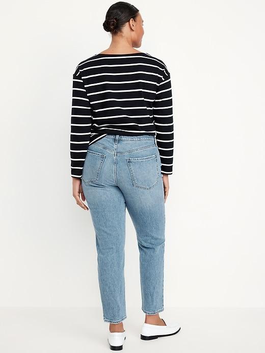 High-Waisted OG Straight Ankle Jeans Product Image