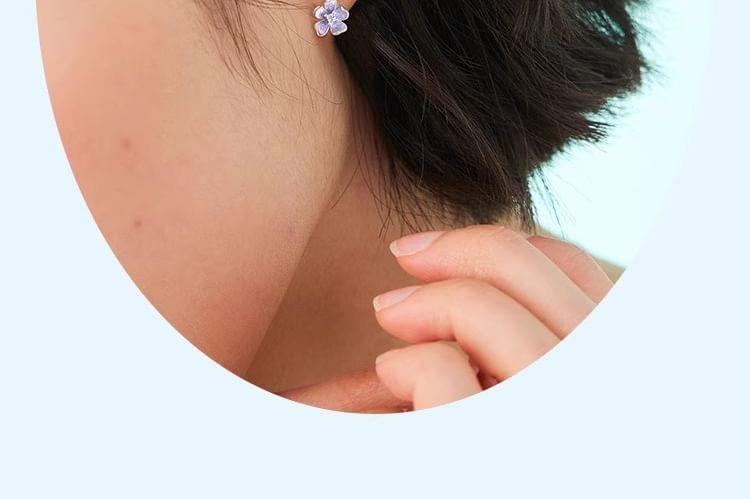 Flower Rhinestone Stud Earring Product Image