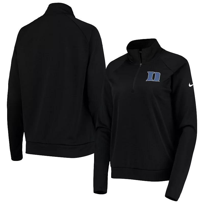 Womens Nike Duke Blue Devils Pacer Raglan Performance Quarter-Zip Jacket Product Image