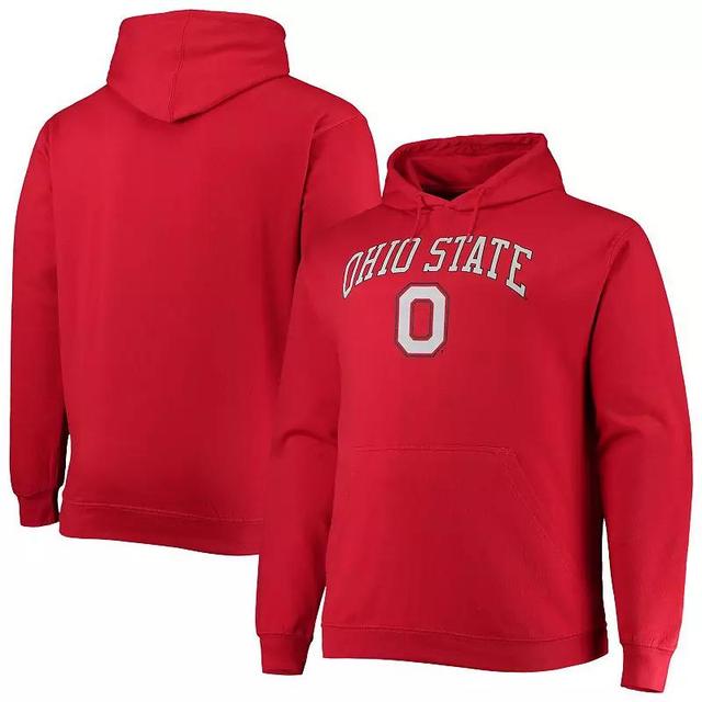 Champion Ohio State Buckeyes Big Tall Arch Over Logo Powerblend Pullover Hoodie , 2X-Large - NCAA Mens Fleece/Jackets at Academy Sports Product Image