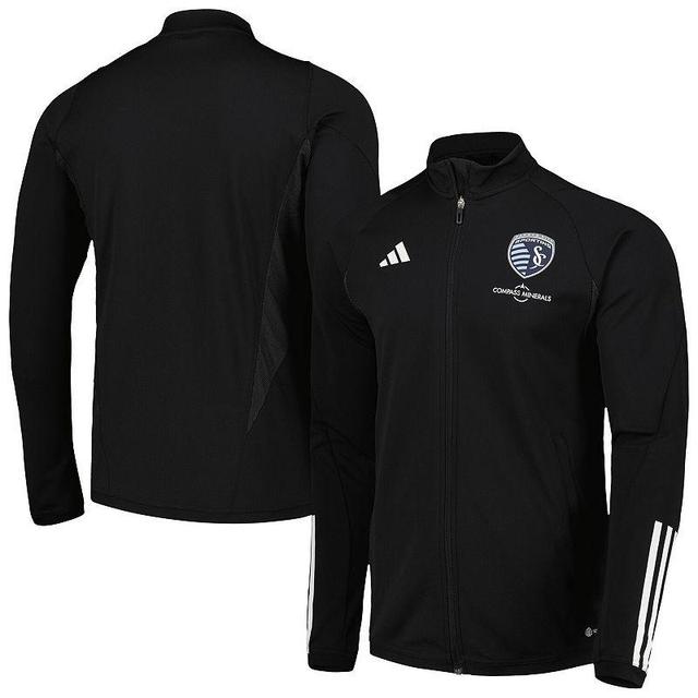 Mens adidas Sporting Kansas City 2023 On-Field AEROREADY Full-Zip Training Top Product Image