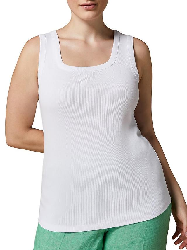 Marina Rinaldi Sleeveless Rib Jersey Top Product Image