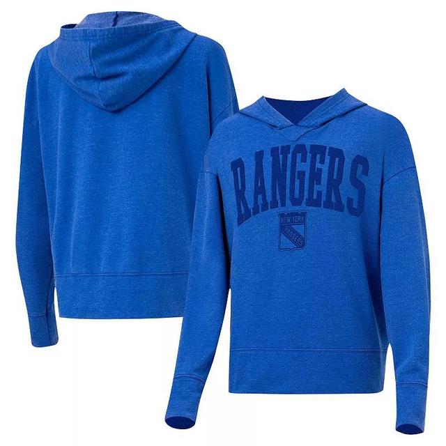 Womens Concepts Sport Blue New York Rangers Volley Pullover Hoodie Product Image