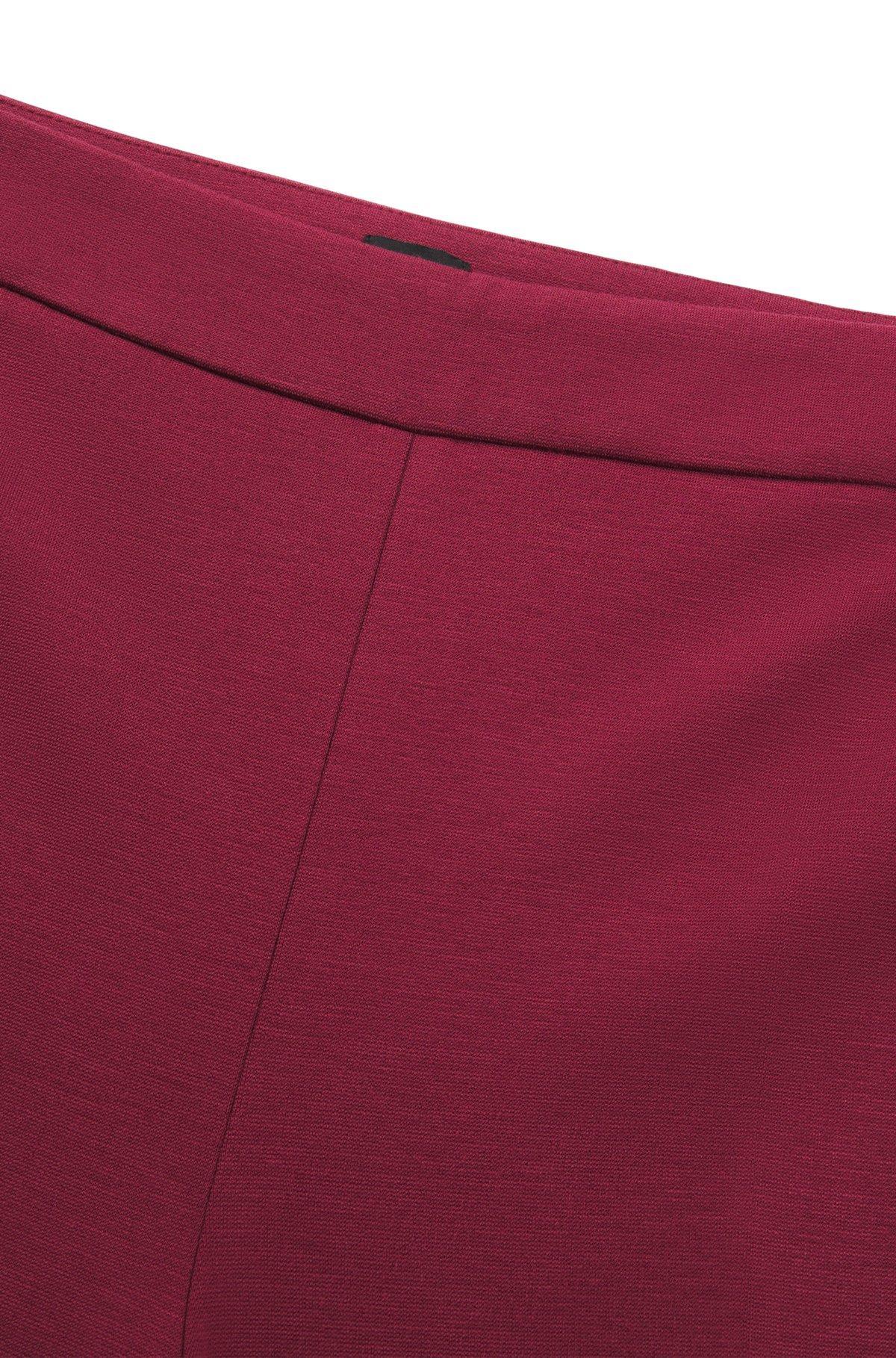 Regular-fit trousers in stretch fabric with tapered leg Product Image