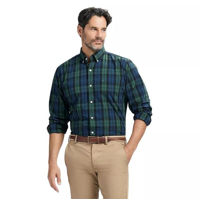 Mens IZOD Holiday Tartan Button Front Shirt Product Image