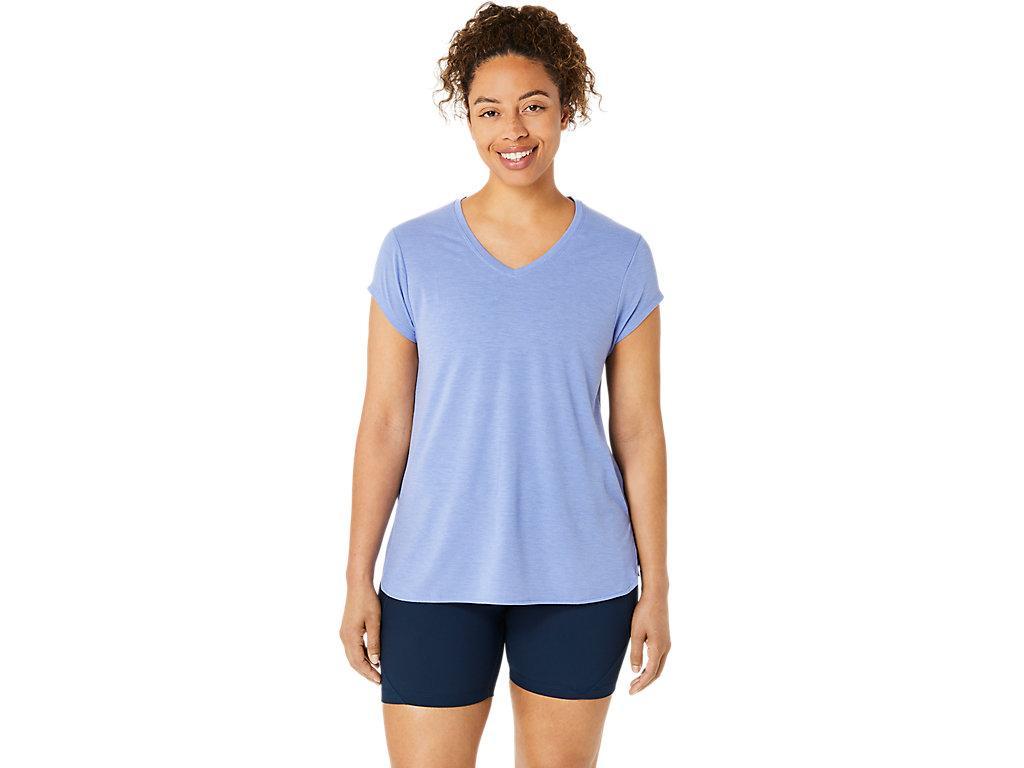 Womens Heather Vneck Top Product Image