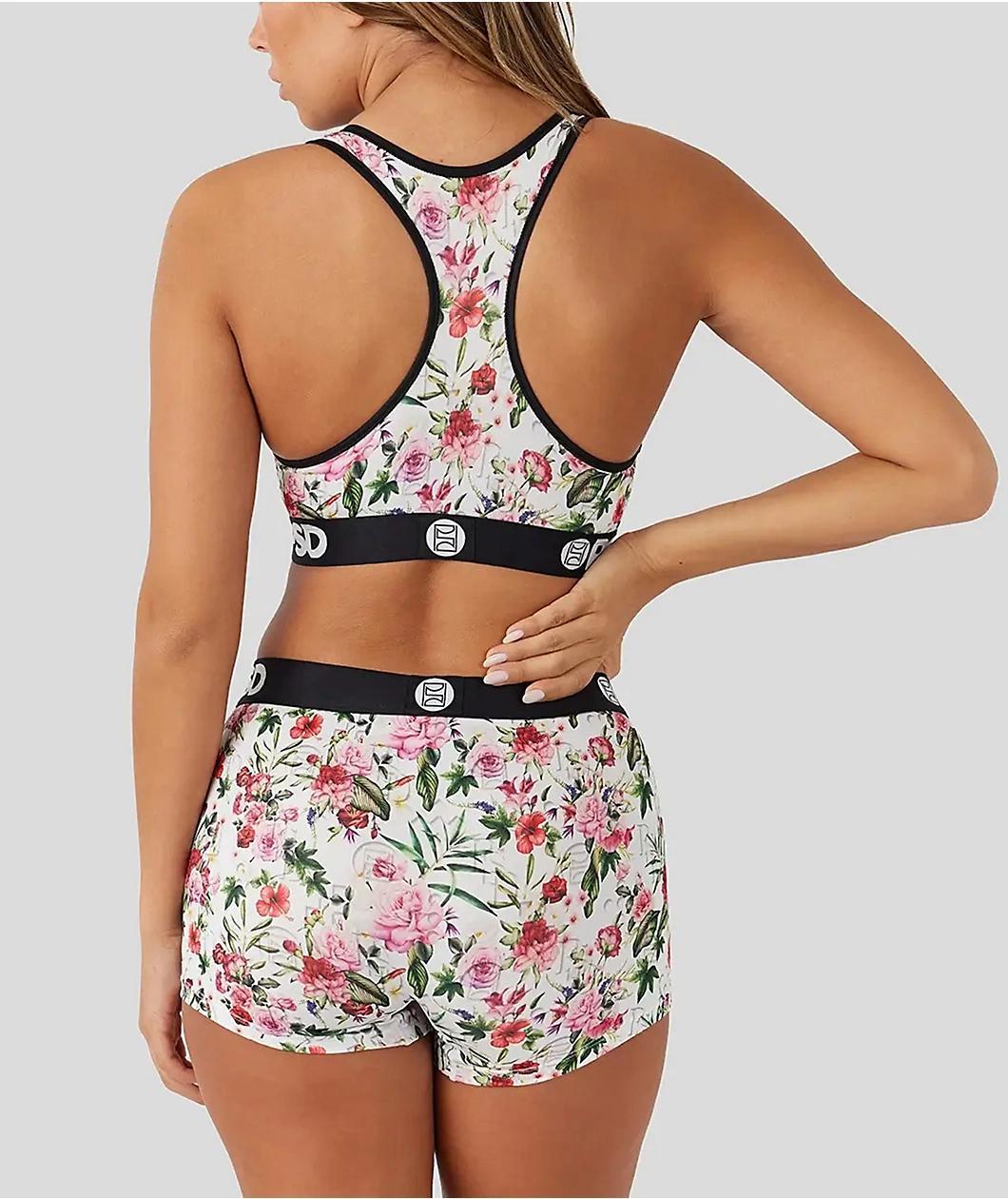 PSD Floral Bliss Sports Bra Product Image