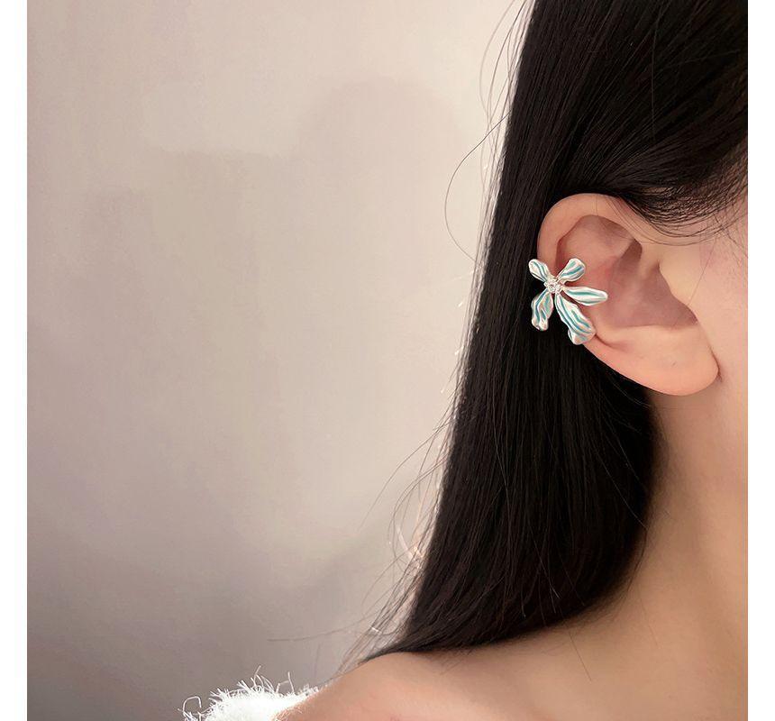 Floral Alloy Earring Product Image