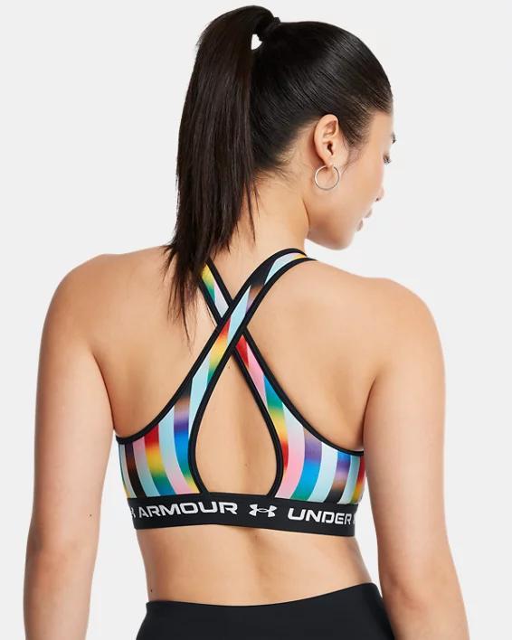 Women's UA Crossback Mid Pride Sports Bra Product Image