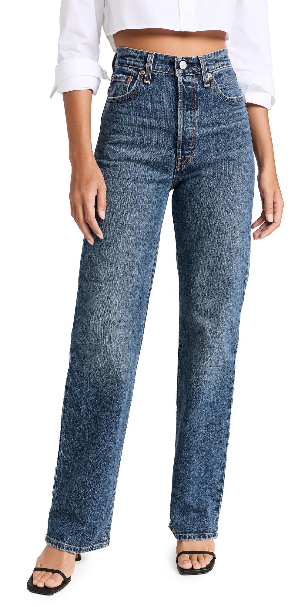 Levis Ribcage Full Length Jeans Valley View 27 Product Image