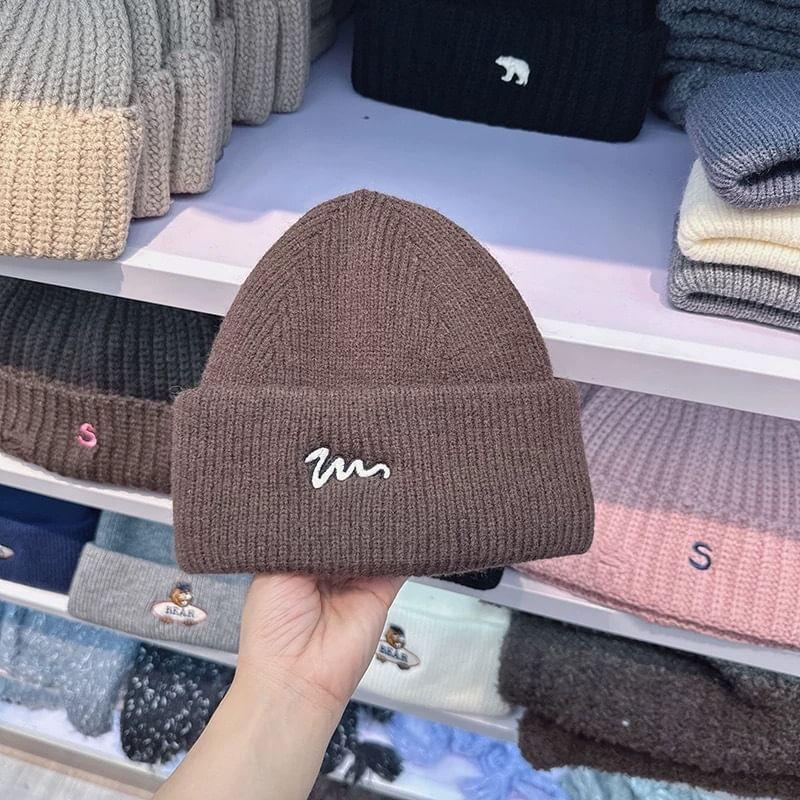 Embroidered Knit Beanie product image