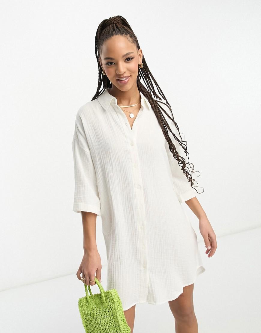 Vero Moda textured oversized shirt dress product image