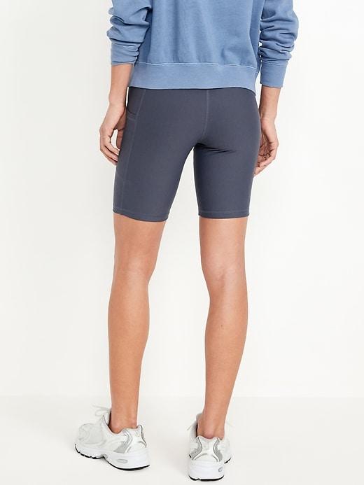 High-Waisted PowerSoft Biker Shorts -- 8-inch inseam Product Image