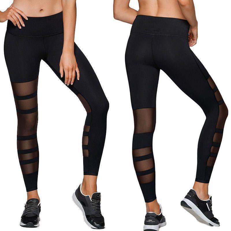 Mesh Insert Sports Leggings Product Image