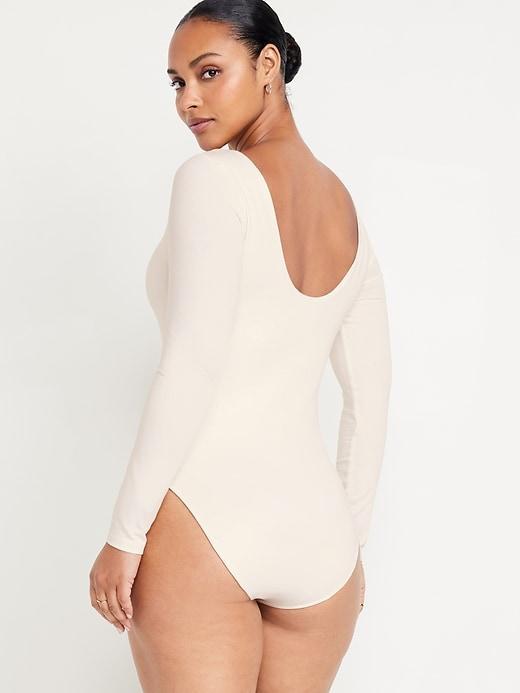 Double-Layer Scoop-Back Bodysuit Product Image