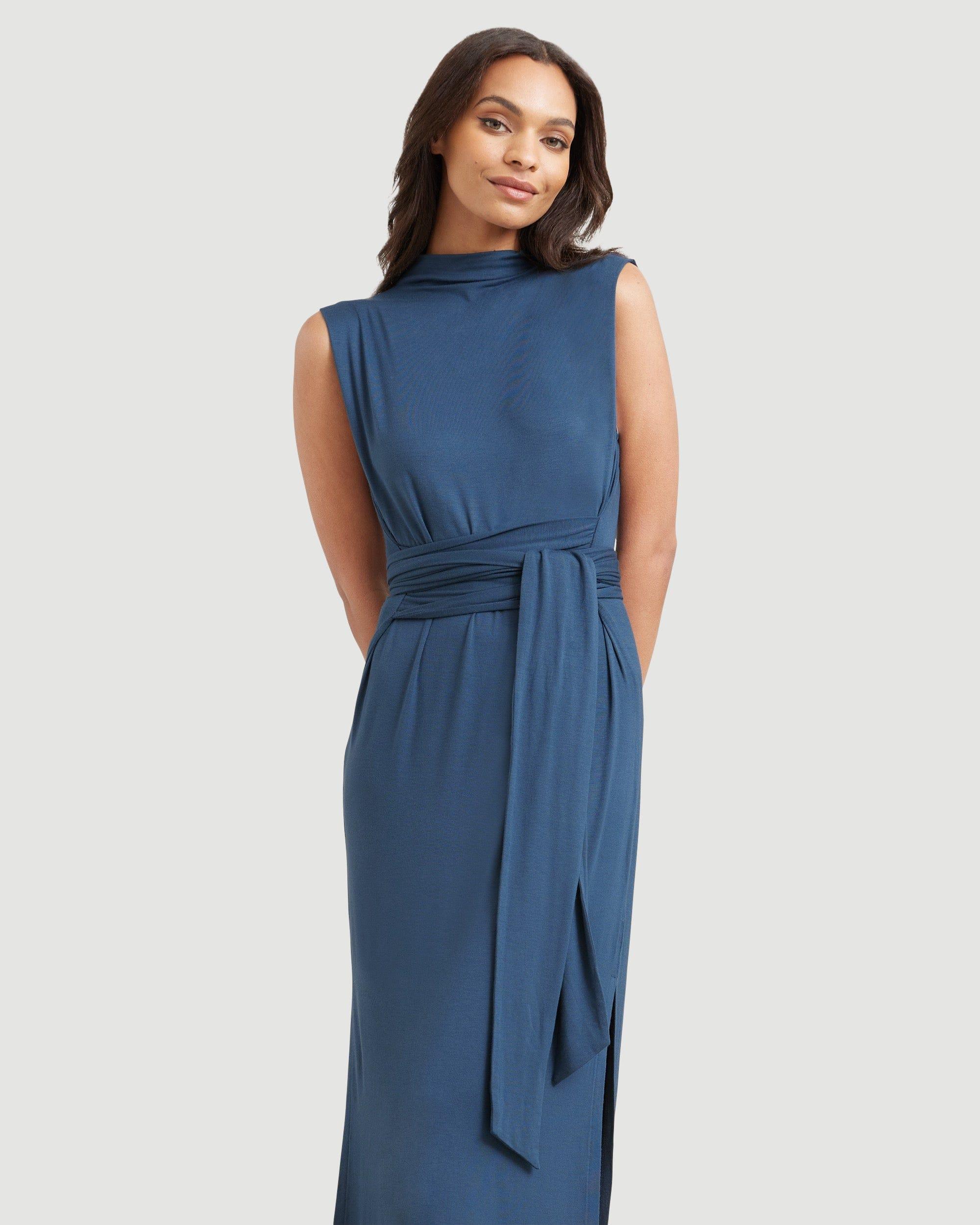 Eden Sleeveless Tie-Front Dress Product Image