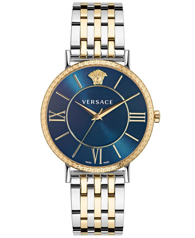 Versace Mens Swiss Two-Tone Stainless Steel Bracelet Watch 42mm - Two Tone Product Image