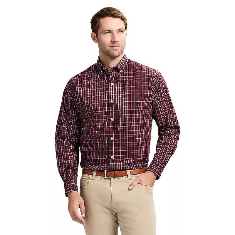 Mens IZOD Holiday Tartan Button Front Shirt Product Image