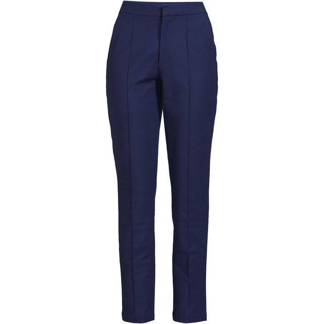 Lands End Womens High Rise Bi Stretch Pintuck Pencil Ankle Pants Product Image