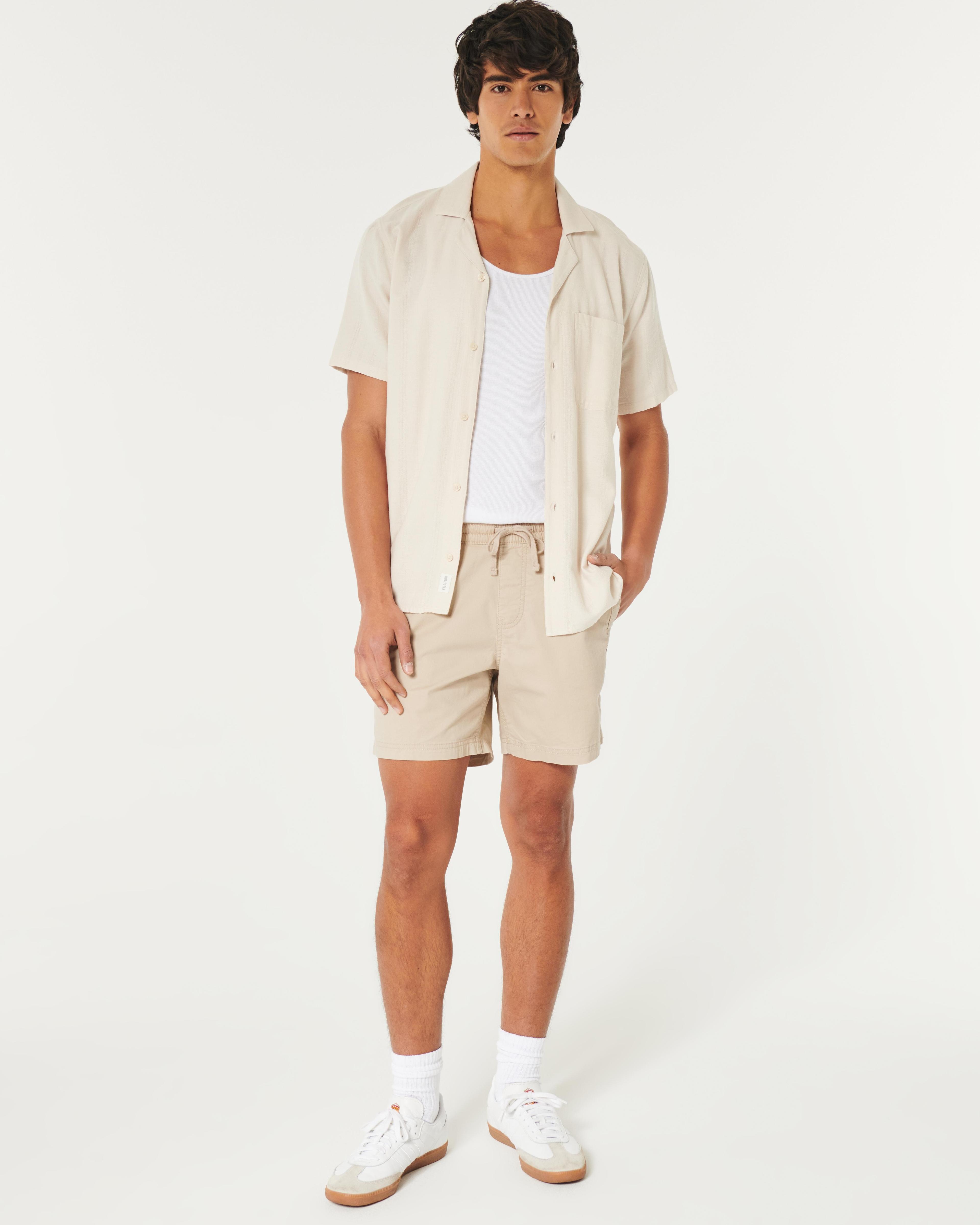 Twill Pull-On Shorts 7" Product Image