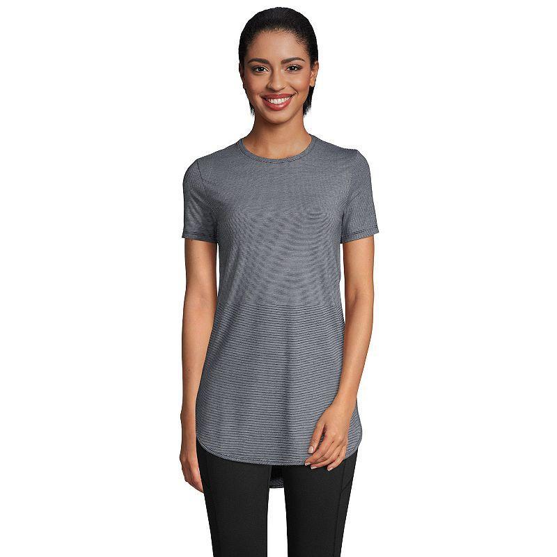 Petite Lands End Moisture-Wicking UPF 50 Tunic Tee, Womens Product Image