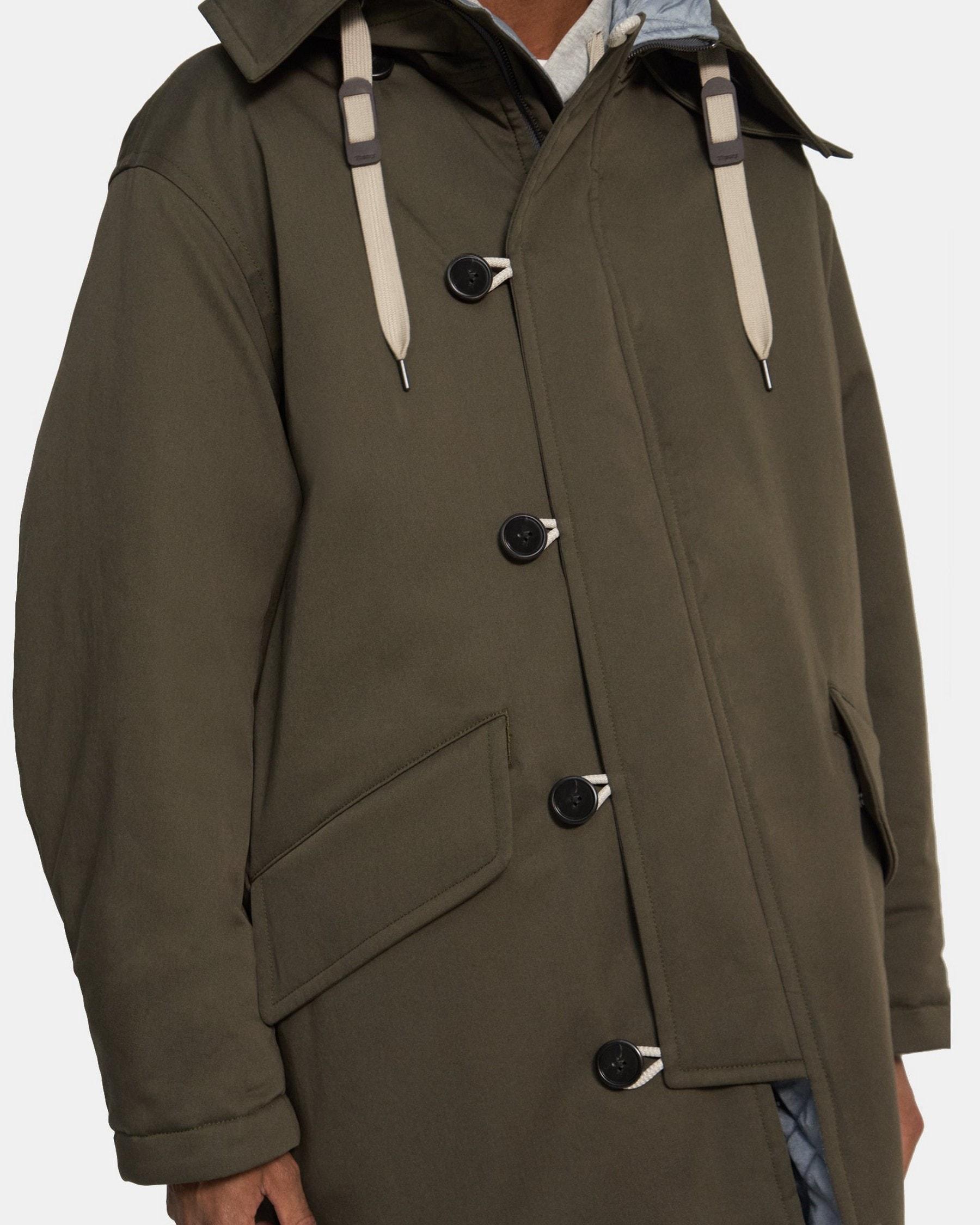 Hooded Cotton Parka Product Image