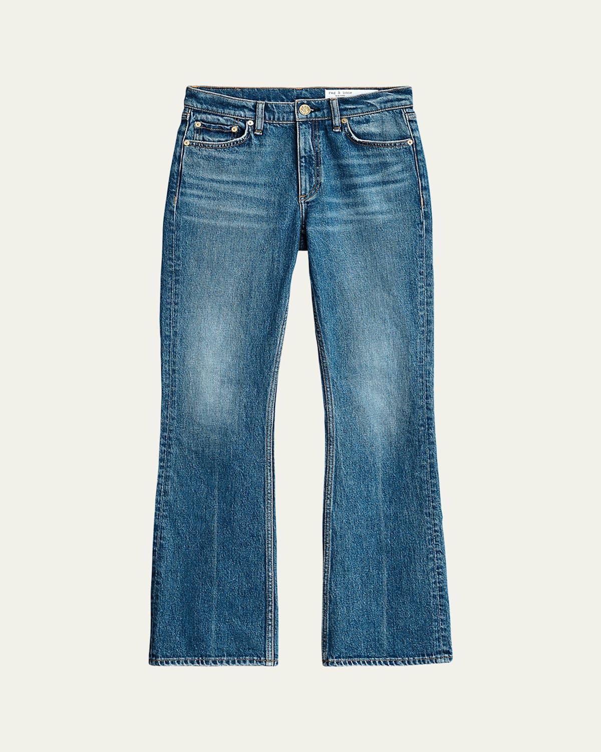 Womens Peyton Bootcut Mid-Rise Jeans Product Image